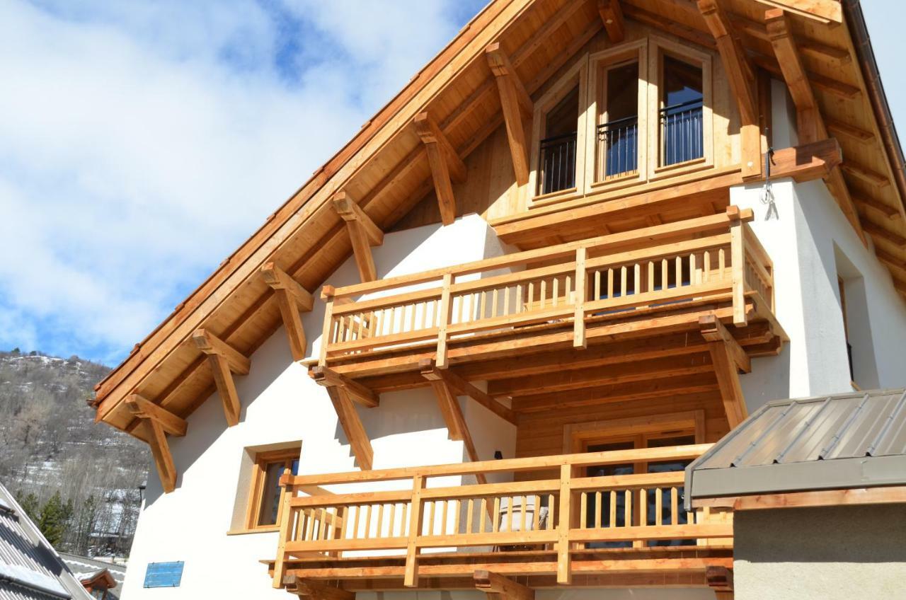 Le Gabion, Luxueux Appartement Avec Sauna, Serre Chevalier Vallee Saint-Chaffrey Eksteriør billede