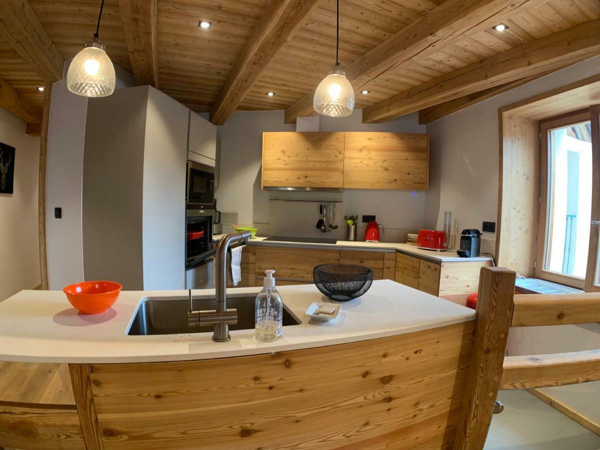 Le Gabion, Luxueux Appartement Avec Sauna, Serre Chevalier Vallee Saint-Chaffrey Eksteriør billede