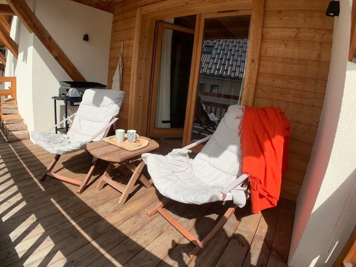 Le Gabion, Luxueux Appartement Avec Sauna, Serre Chevalier Vallee Saint-Chaffrey Eksteriør billede