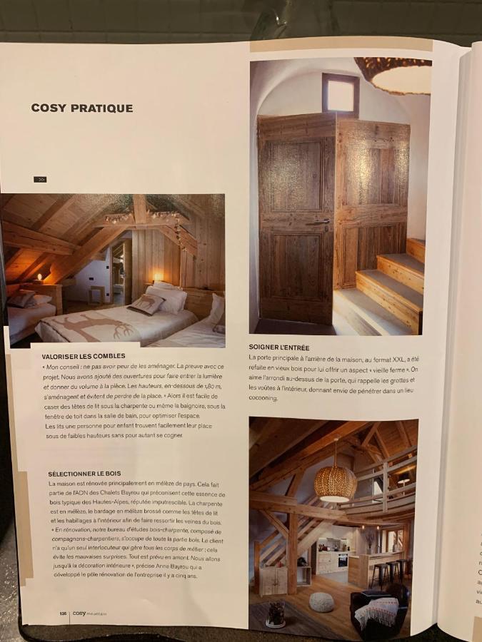 Le Gabion, Luxueux Appartement Avec Sauna, Serre Chevalier Vallee Saint-Chaffrey Eksteriør billede